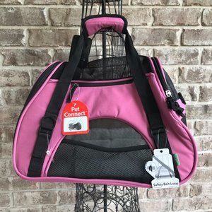 Pink Pet Carrier Bergan Dog Cat Airline Safe NWT